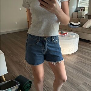 Parke Denim Blue Women's Shorts